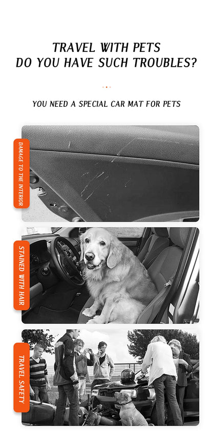 CAWAYI KENNEL Dog Carriers Waterproof Rear Back Pet Dog Car Seat Cover Mats Hammock Protector with Safety Belt Transportin Perro